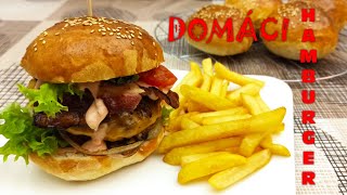 Domáca hamburgerová žemľa a domáce mäso, to bude najlepší DOMÁCI HAMBURGER @VarapecsMartinkou