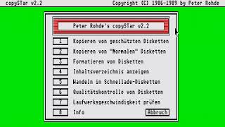 ATARI ST CopyStar v2 2 Copy Star DISK COPIER FORMATTER StarSoft Star Soft