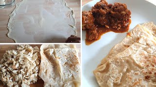 Srilankan Veechu Parotta | Veechu Roti | Ceylon Parotta