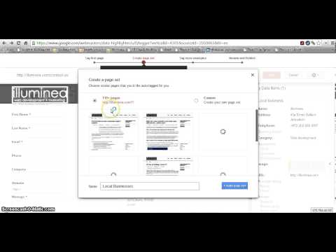 How to markup your pages with Google Webmaster Tools Data Highlighter