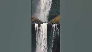 😳The MOST Unique Waterfall on Earth |📍Faroe Island