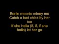 Sean kingston ft justin bieber  eenie meenie with lyrics