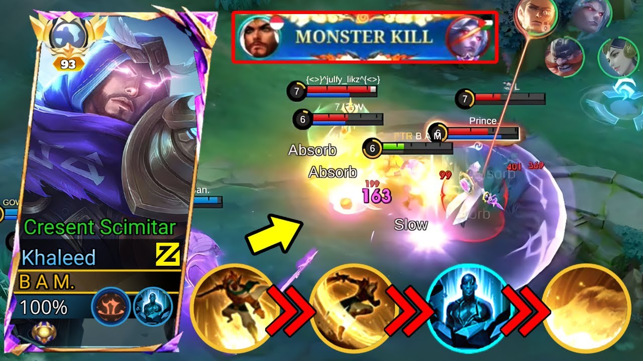 PRO GUIDE! BEST WAY TO PLAY AGGRESSIVE KHALEED ROAM VS CROWD CONTROL HEROES IN SOLO RANK - MLBB