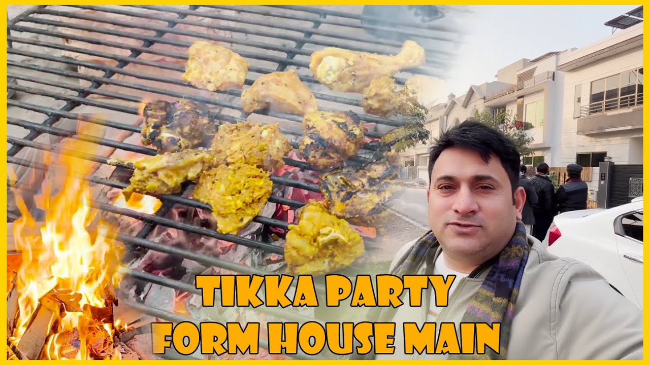 Tikka boti party ki ghar ke bahar😍 | in Winter || M. Waheed Malik