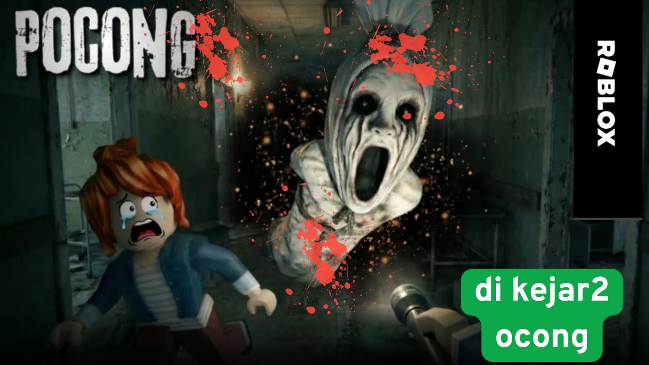 ❗Di kejar2 Ocong si rumah sakit angker ❗Pocong Roblox 🔥 @hapgamer88 
