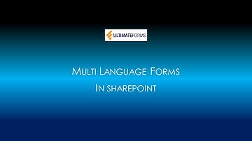 Webinar: Multilingual Forms in SharePoint