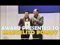 Special Appreciation Award Presented to Marcelito Pomoy | The Voices of Marcelito Dallas Texas