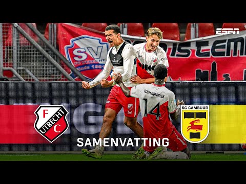 Jong Utrecht Cambuur Goals And Highlights