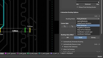 Interactive Routing in Altium Designer