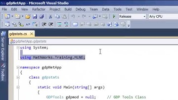 Getting Started: .NET applications using MATLAB Compiler SDK