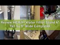 Review WERJH Water Filter Stand 6" Tall by 9" Wide Compatible with Berkey Big, Royal and Travel Syst