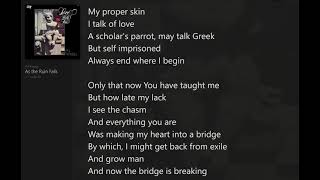 As the Ruin Falls (Lyrics from poem by C. S.  Lewis) Phil Keaggy/Love Broke Thru