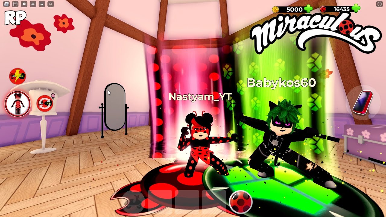 TRANSFORMAÇOES DO GRUPO NO MIRACULOUS RP - MIRACULOUS ROBLOX!