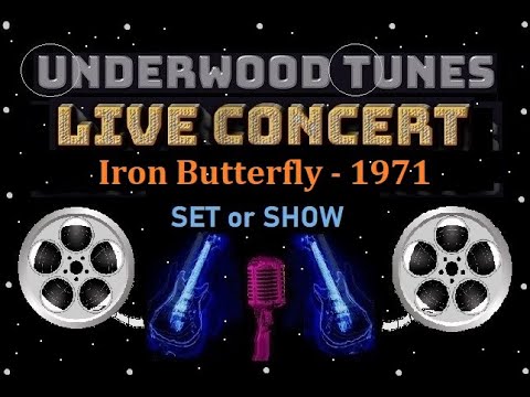 Iron Butterfly ~ 1971 (Full Set) ~ Live Video, on Danish TV