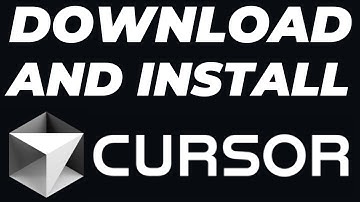 Cursor AI Code Editor Tutorial downloaden en installeren