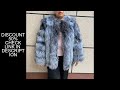 Women's clothing fur coat  red fox coat vertical stripe silver fox red fox fur coat  fox fur coat wo