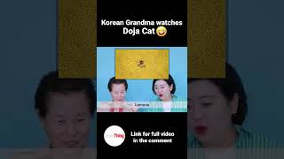 Korean Grandma Reacts to Doja Cat -Juice💦 #shorts