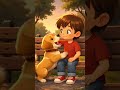 Heart-touching: Boy and his dog: A true love story ❤️ # Sweet: Best friends forever 👦🏻🐾 #doglover