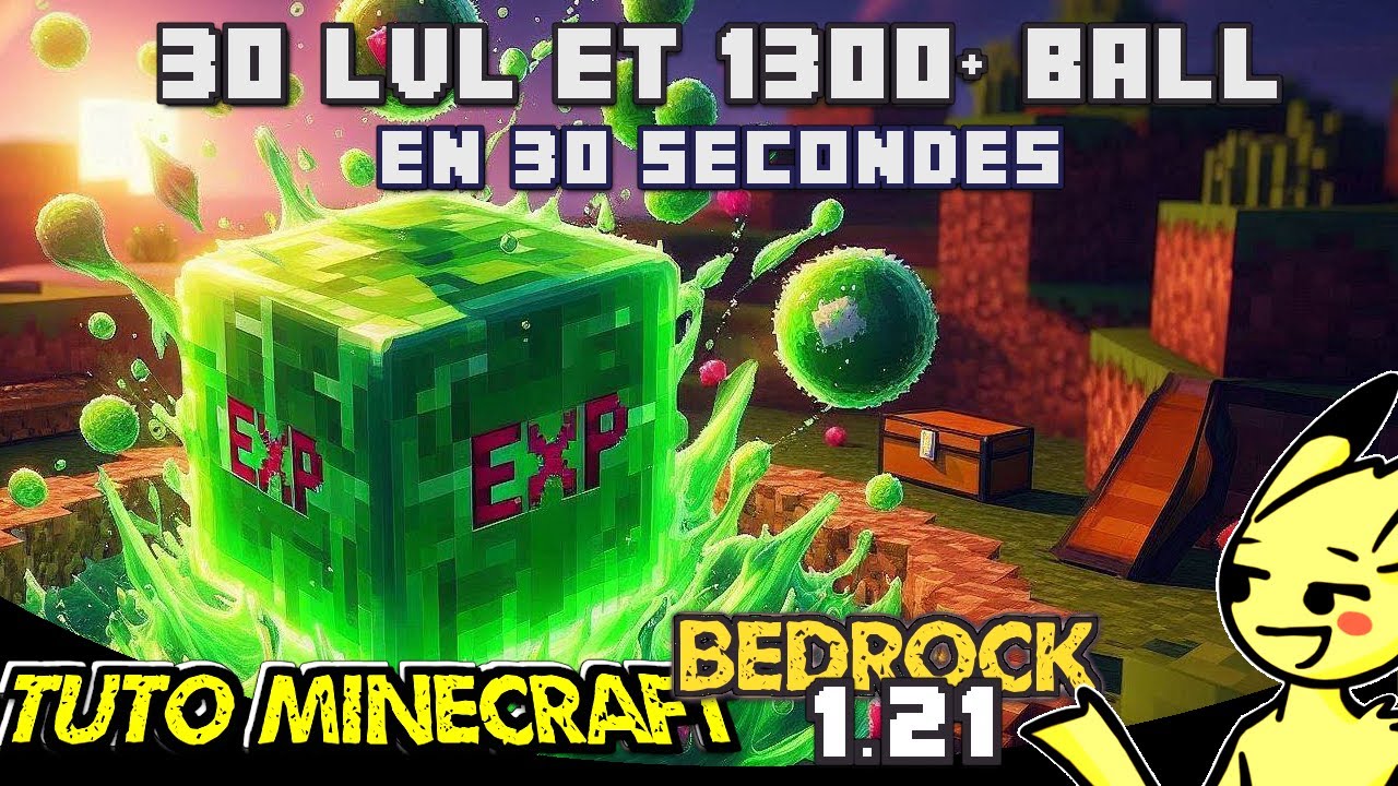 Comment faire une Ferme à XP et slime 1.21 Bedrock PS4 PS3 Switch mcpe