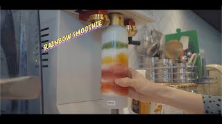 Things NEVER STOP ME🍦🤤  | Rainbow smoothie | Daily life of cafe worker vlog by Zoe