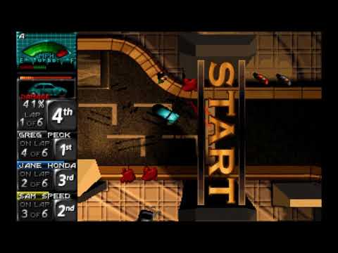 Death Rally (Petrol in My Veins) Speedrun 22:39 (DOSBox)