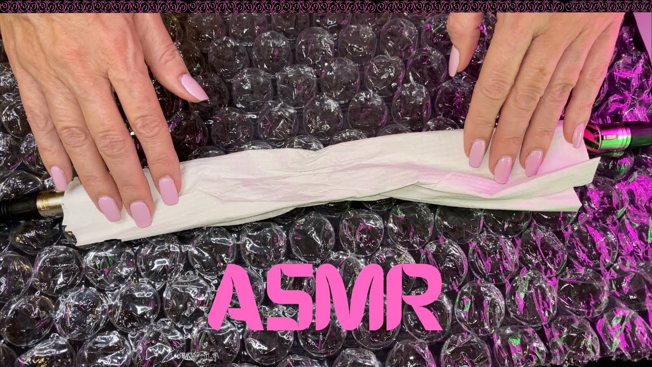 ASMR Cure for Tingle Immunity ••Bubble Wrap + Paper Crinkles *Crunching Triggers* (No Talking