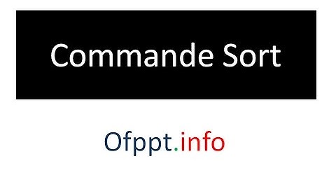 Commandes de base Linux - Ep16 - Trier un contenu texte: commande sort