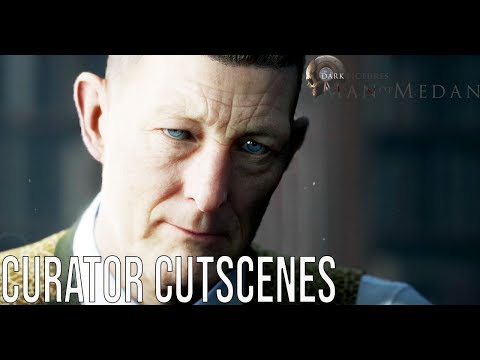 Man of Medan Curator All Cutscenes (The Dark Pictures Anthology Man of Medan) PS4 Pro