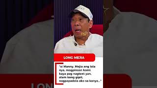 Manny Pacquiao at Long Mejia, magpinsan pala!🤔 #mannypacquiao #longmejia #comedian