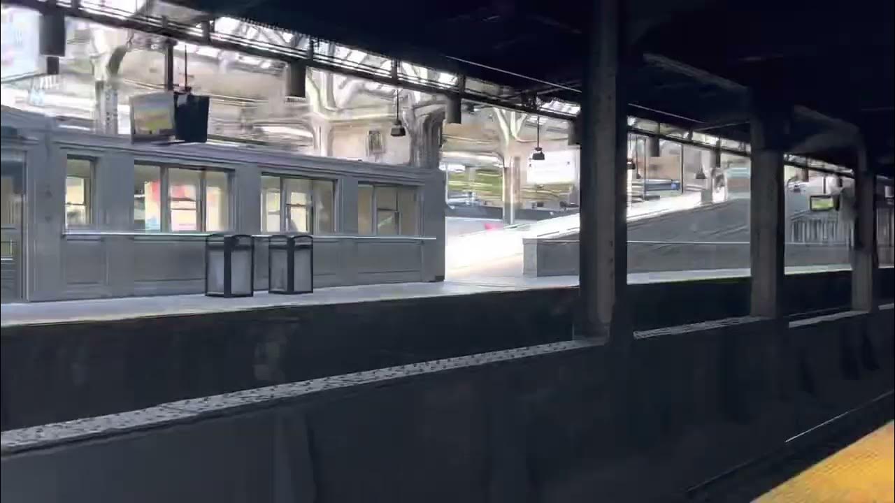 New Jersey transit train to Trenton entering Newark Penn Station YouTube