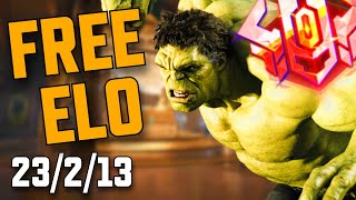 Play Buffed Hulk NOW For Free ELO | Marvel Rivals