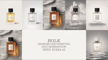 AI-Powered Batch Background Removal and Background Generation : Photoshop bulk with ZYNG AI