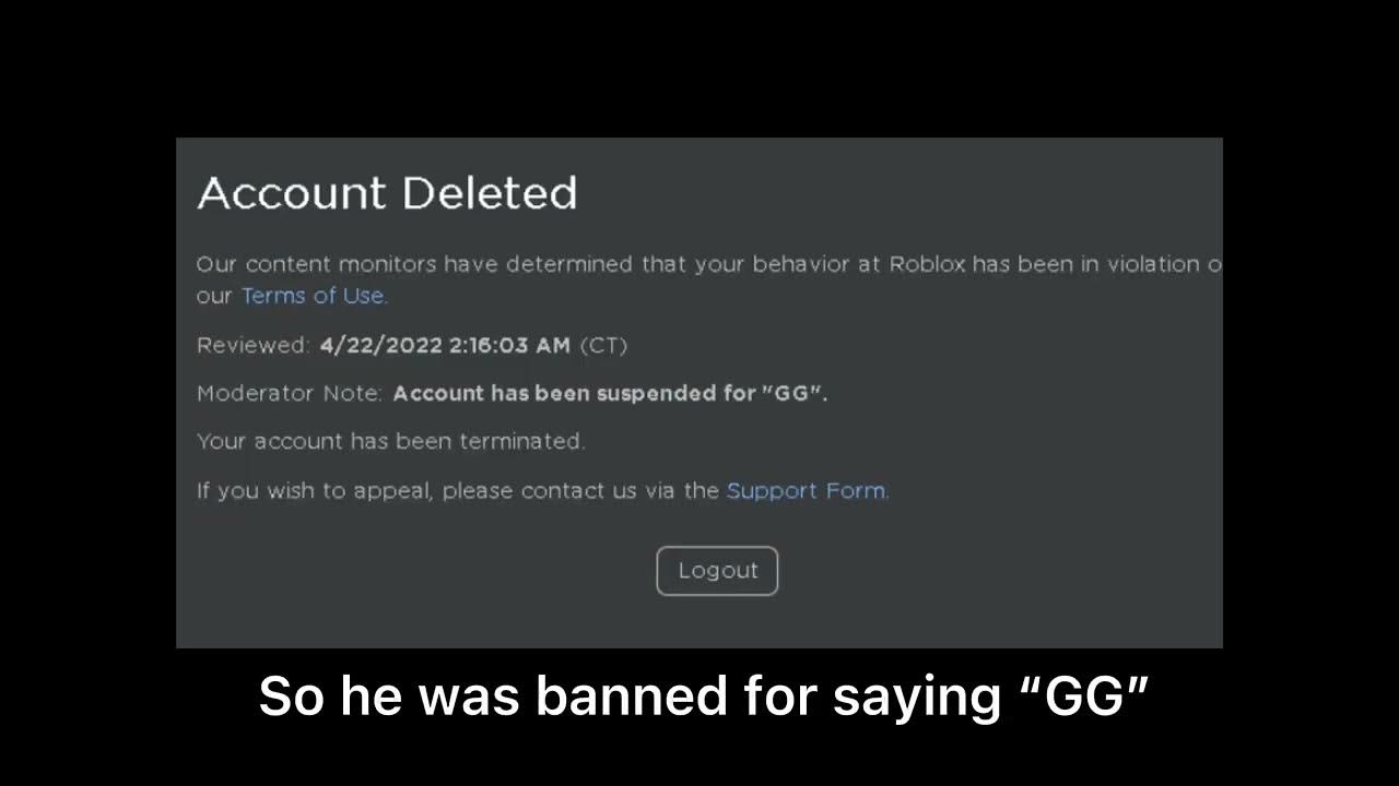 Getting banned for saying “GG”? YouTube