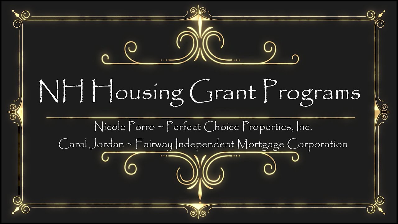 NH Housing Grant Programs