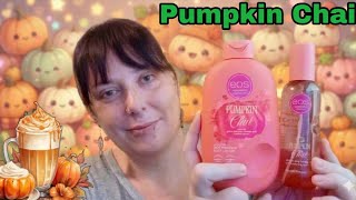 Testing the New EOS Pumpkin Chai Body Care Duo…