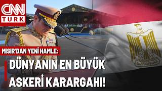 Pentagon'un 8 Katı Büyüklüğünde! İşte Mısır'ın Yeni Sekizgen Askeri Karargahı