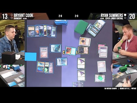 LIVE FROM ETERNAL WEEKEND! Vintage Doomsday vs Esper Lurrus Control — Round 3 | Magic: The Gathering