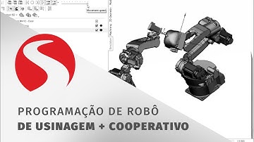 Programação de Robô para Usinagem + Robô Cooperativo | Programado com SprutCAM | Motoman Yaskawa