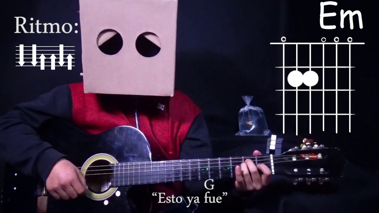 Como tocar Ya me hiciste mal de Rayos Laser en guitarra/Cover-Tutorial -  YouTube