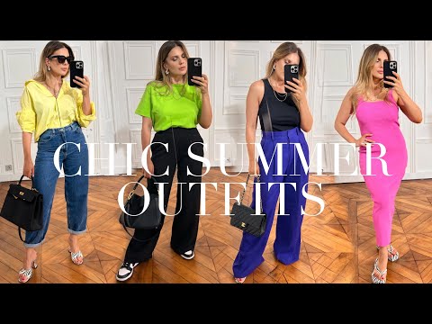 Video City summer outfits with a Parisian twist | ALI ANDREEA - youtube