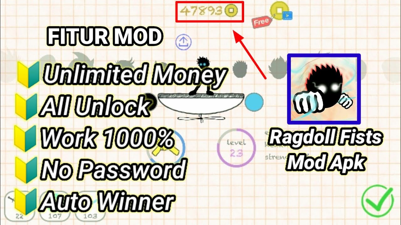 🔰Ragdoll Fists Mod Apk || No Password | 100% Work 👌