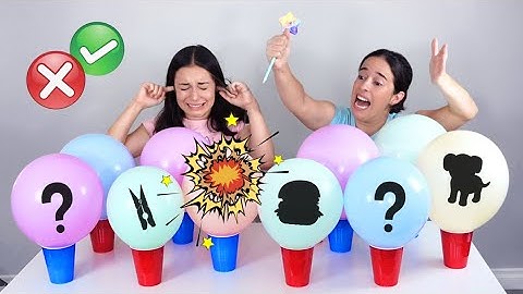 NÃO ESTOURE O BALÃO ERRADO  DE FIDGET TOYS ★ Desafio Divertido com Balões Surpresa com a Mamãe Fabi