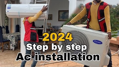 Split Air Conditioner Installation Step By Step (2024) | Actual Installation Cost