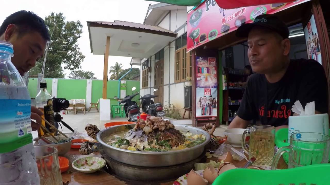 Hot pot Hsipaw Myanmar สุดยอดหมูกะทะพม่า