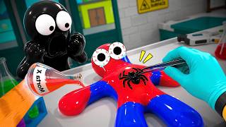 Encontré una ARAÑA y creé a SPIDERMAN (Slime Lab VR)