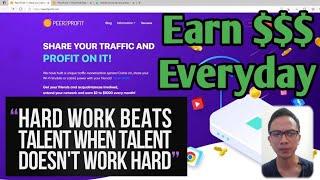 Earn Dollars Everyday | Making Money online share your wifi with Peer2Profit screenshot 3