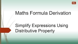Maths Formula | Simplify Expression Using Distributive Property with Example Simplify Your Homework With An Editable Distributive Template