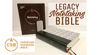 CSB Legacy Notetaking Bible Review