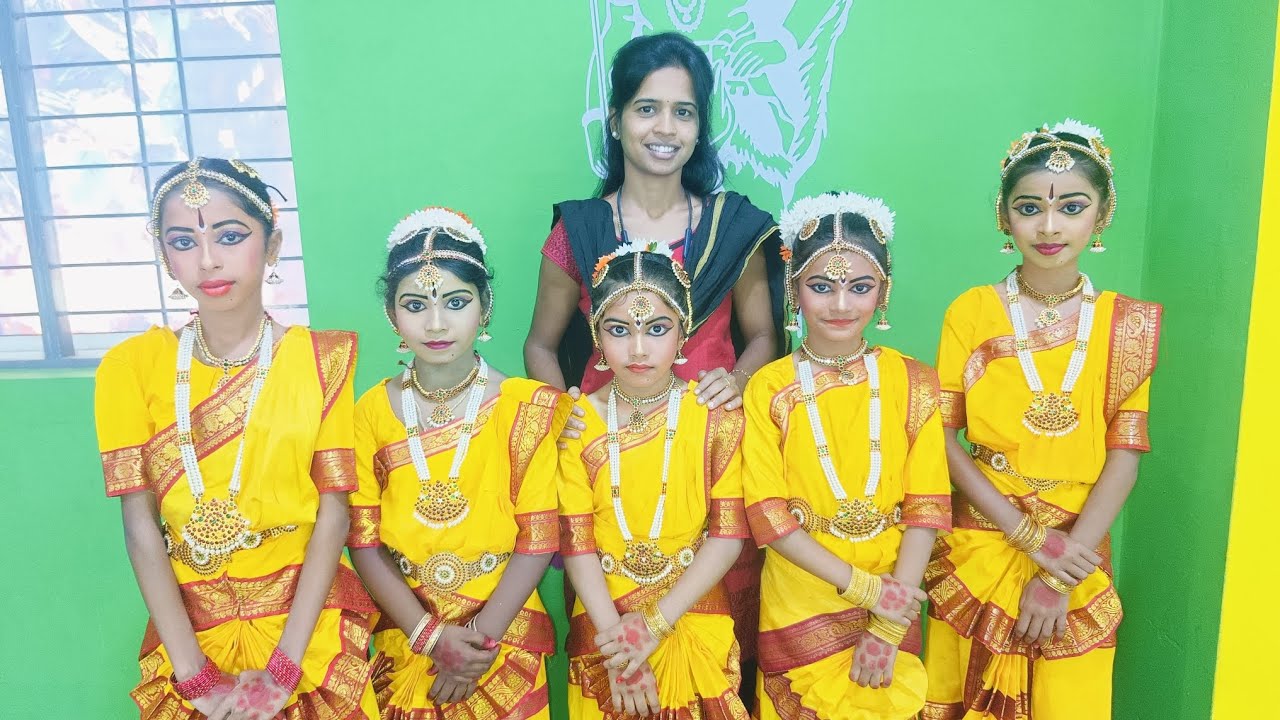 bharathanatyam full makeup done 14-07-2024