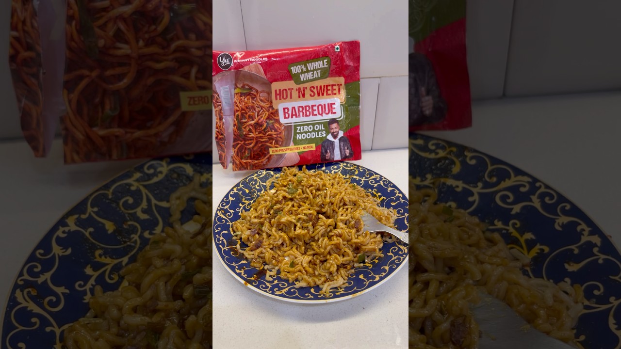Yu instant noodles||Hot ‘N’ Barbeque flavour 